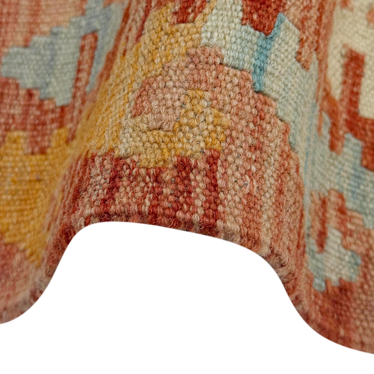 Hand Knotted Flatweave Kilim 4' 5" x 6' 7" ft / 135 x 200 cm - No. R38823