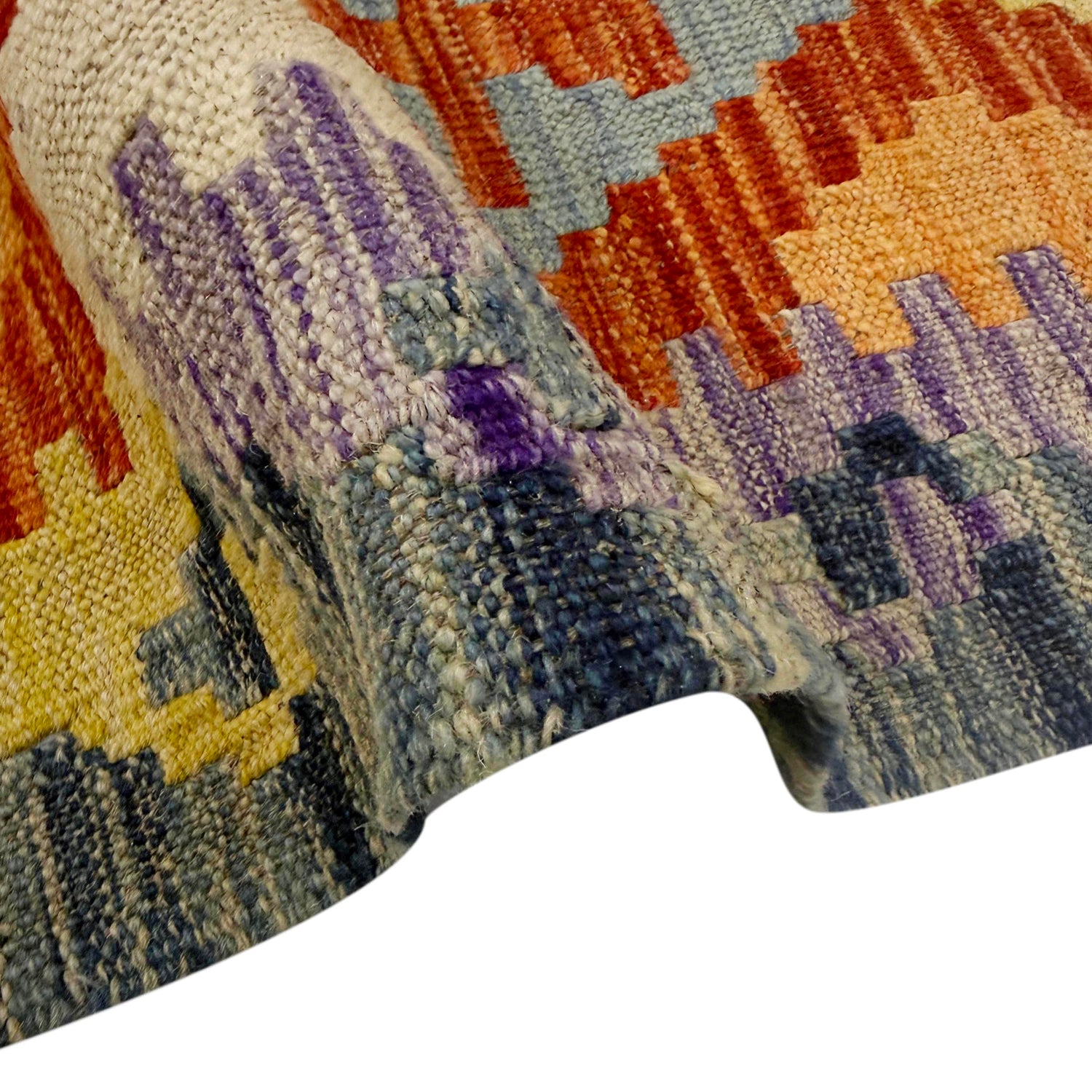 Handmade Vegetable Kelim 6' 0" x 8' 1" ft / 182 x 247 cm - No. R38940