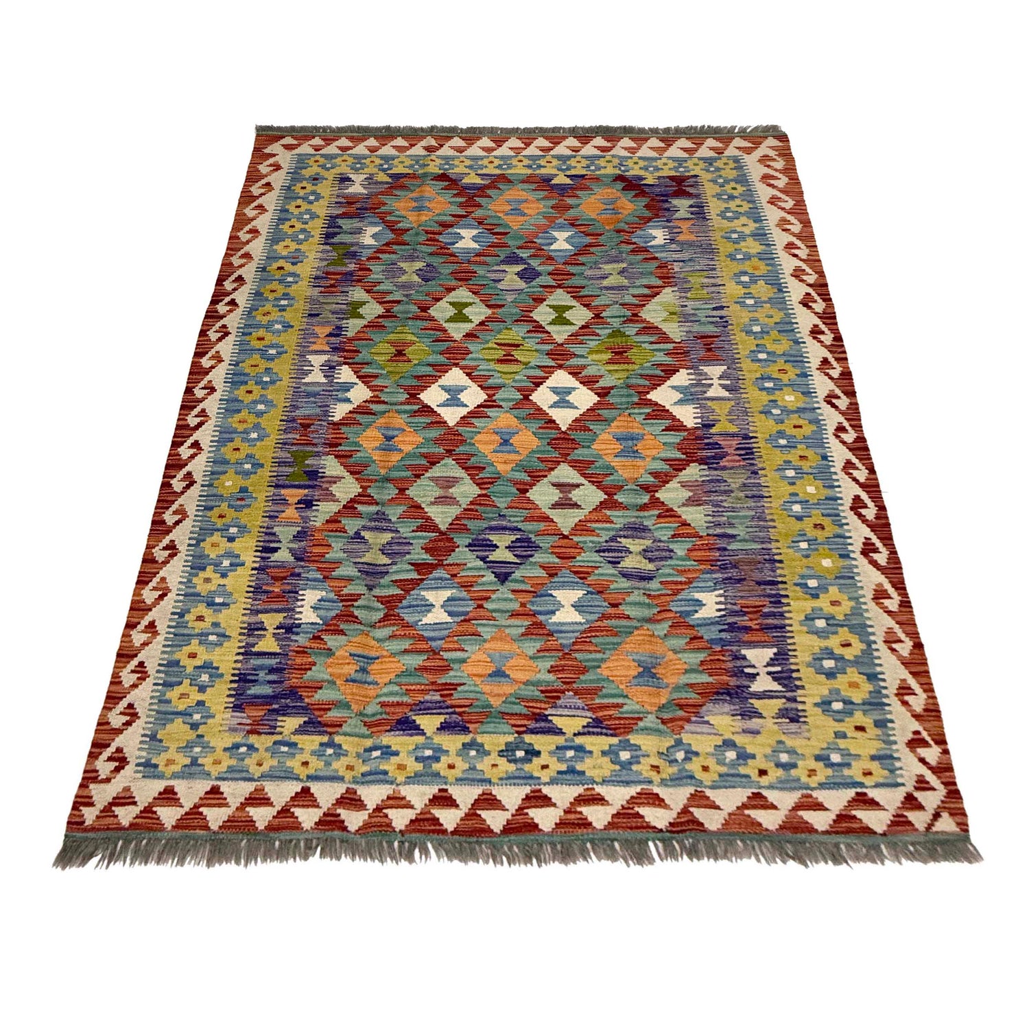 Medium Size Chobi Kilim 4' 9" x 6' 8" ft / 146 x 204 cm - No. R38942