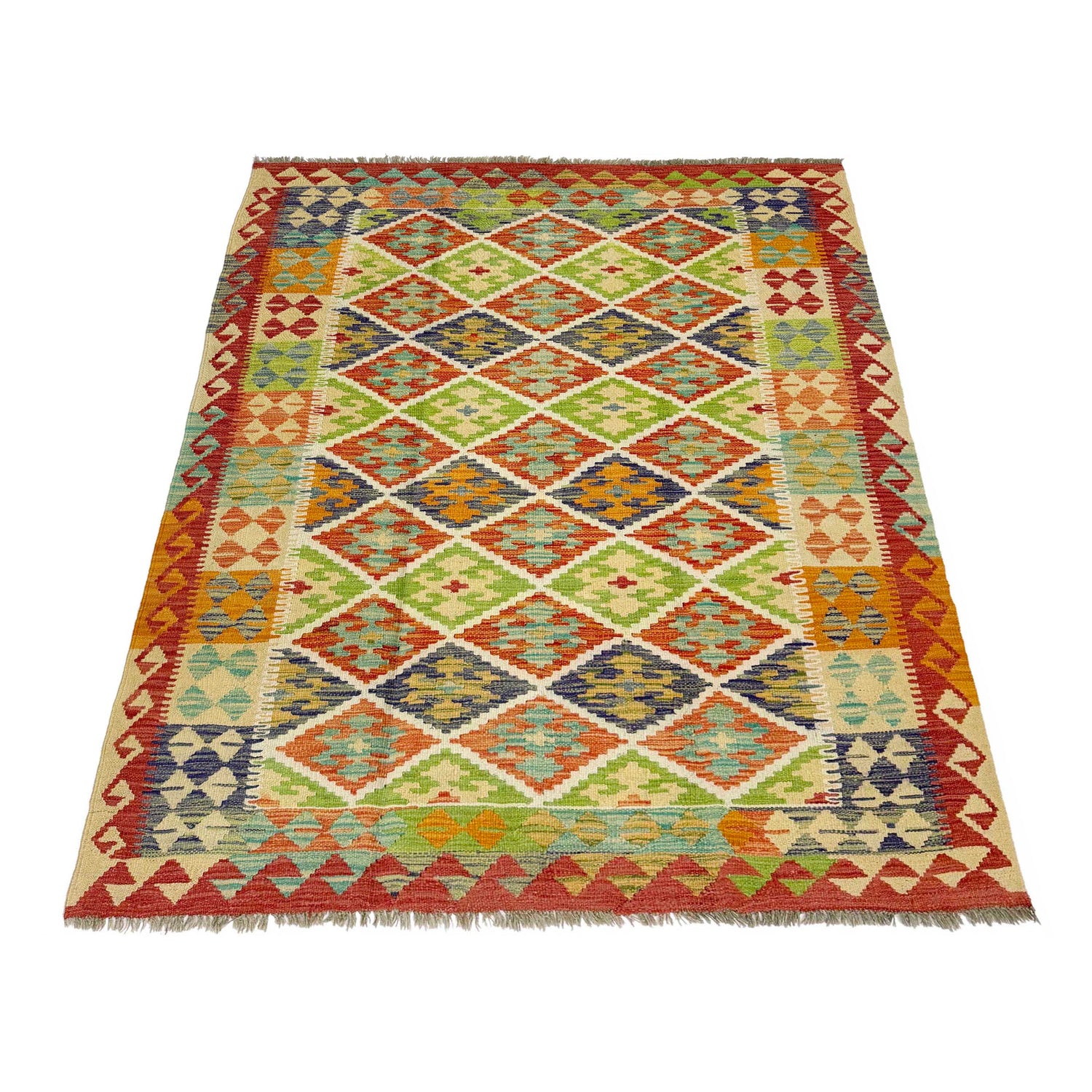 Medium Size Chobi Kilim 4' 9" x 6' 8" ft / 146 x 202 cm - No. R38944
