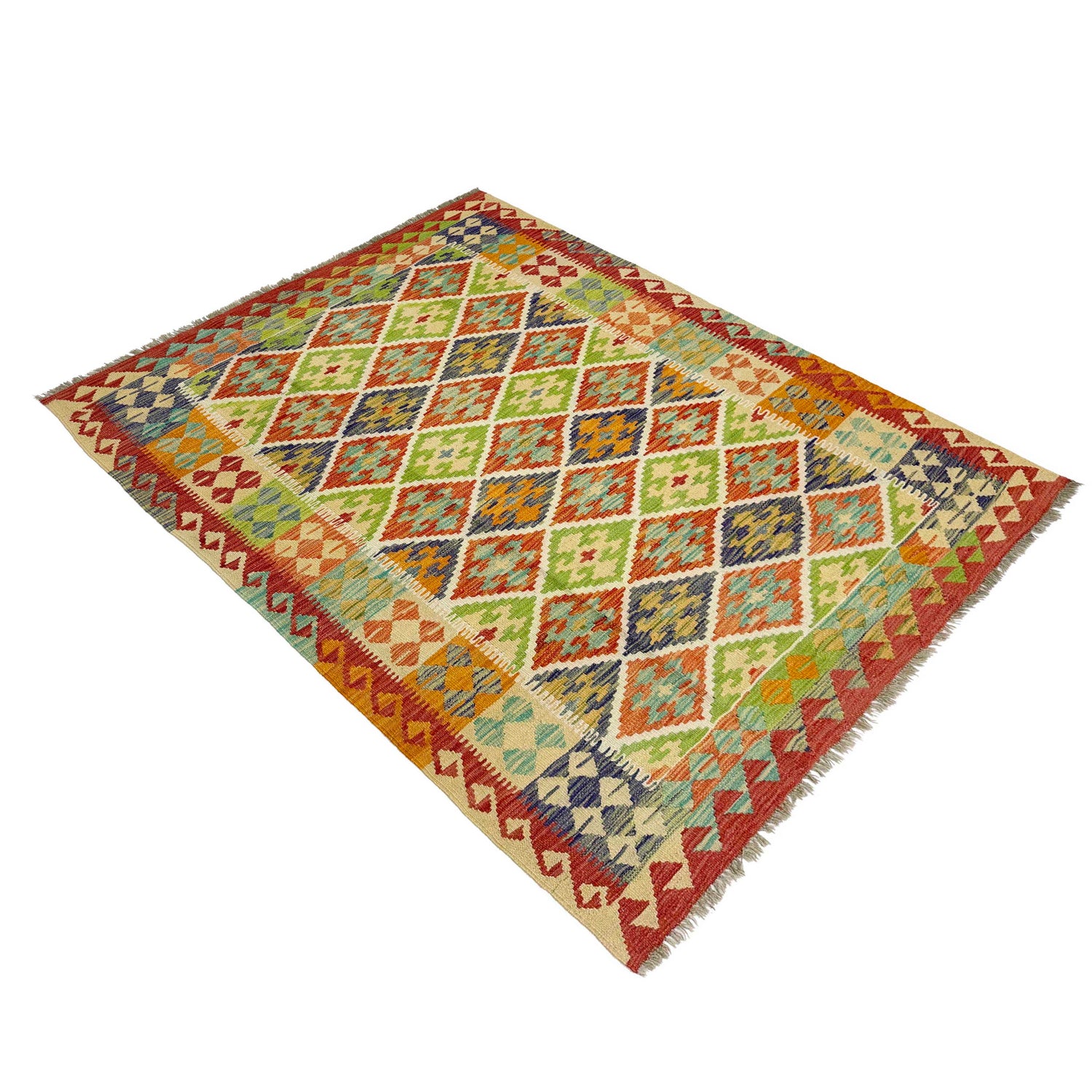 Medium Size Chobi Kilim 4' 9" x 6' 8" ft / 146 x 202 cm - No. R38944