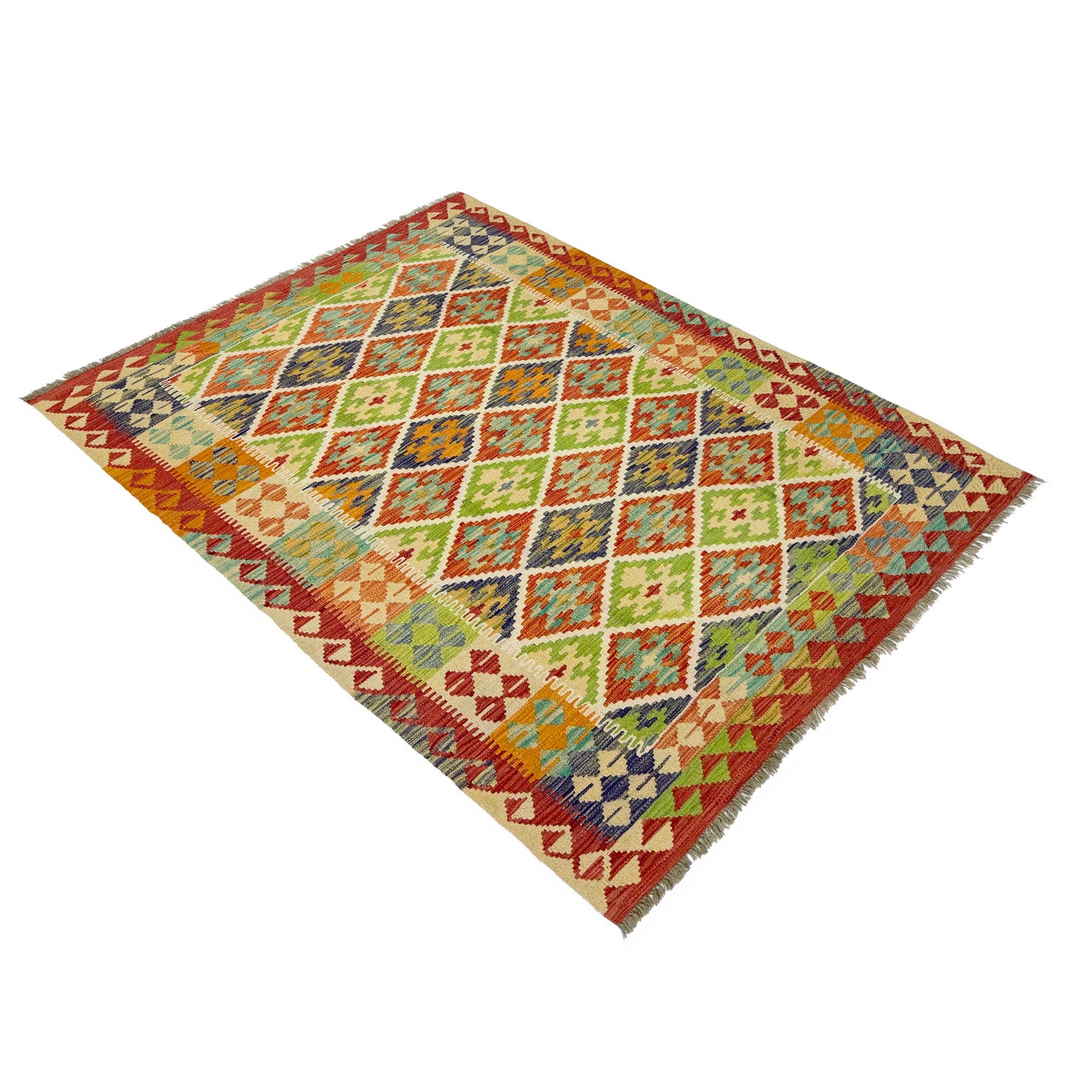 Medium Size Chobi Kilim 4' 9" x 6' 8" ft / 146 x 202 cm - No. R38944