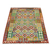 Hand Knotted Flatweave Kilim 5' 1" x 6' 4" ft / 155 x 194 cm - No. R38947