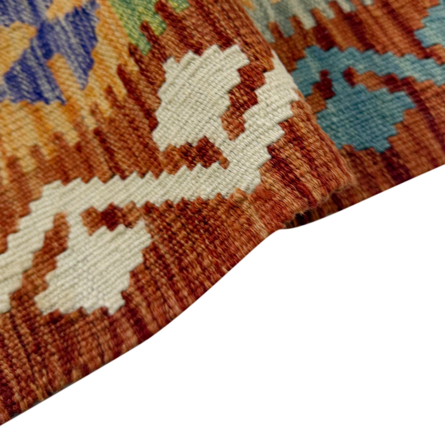 Hand Knotted Flatweave Kilim 5' 1" x 6' 4" ft / 155 x 194 cm - No. R38947