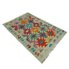 Handmade Turkish Design Wool Kilim 2' 6" x 4' 1" ft / 75 x 124 cm - No. R38948