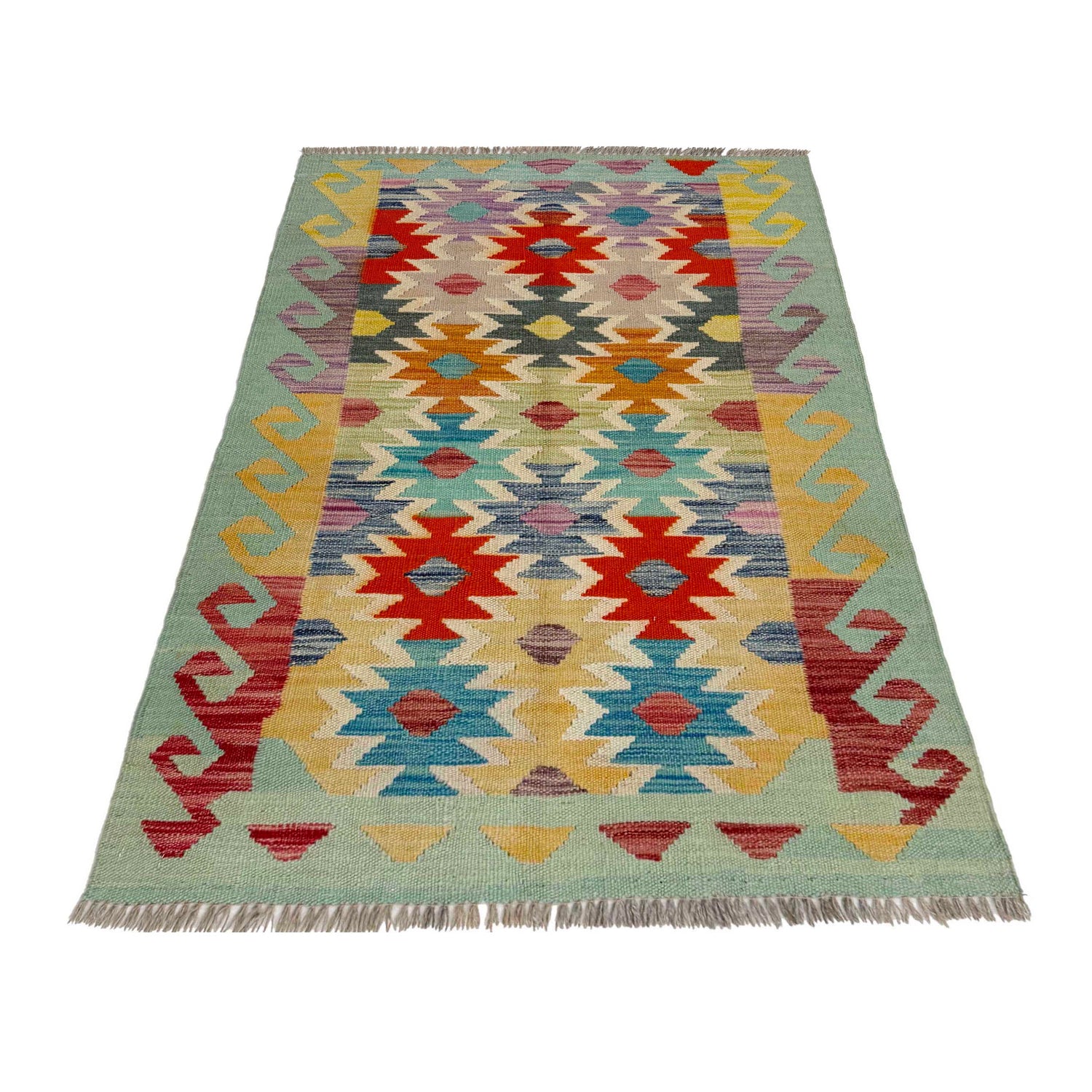 Small Size Chobi Kilim 2' 7" x 4' 0" ft / 78 x 122 cm - No. R38950