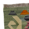 Handmade Afghan Vegetable Kilim 2' 8" x 4' 2" ft / 81 x 128 cm - No. R38952