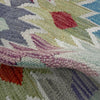 Multi Color ful Flat-Weave Wool Kilim 2' 6" x 4' 0" ft / 77 x 121 cm - No. R38954