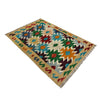 Hand Knotted Afghan Style Kilim 2' 6" x 4' 2" ft / 77 x 126 cm - No. R38957