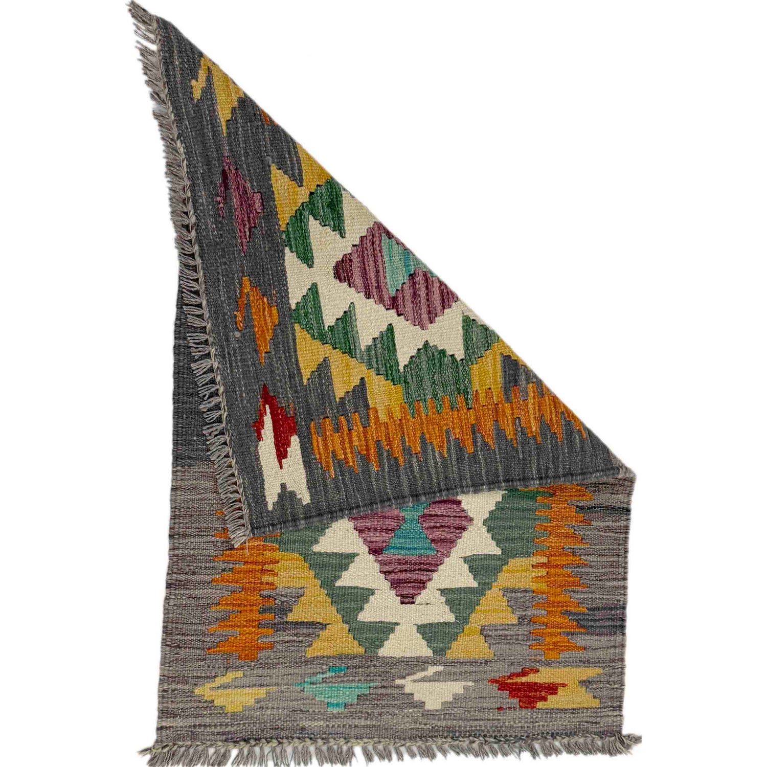 Small Size Chobi Kilim 2' 0" x 3' 0" ft / 62 x 92 cm - No. R38961
