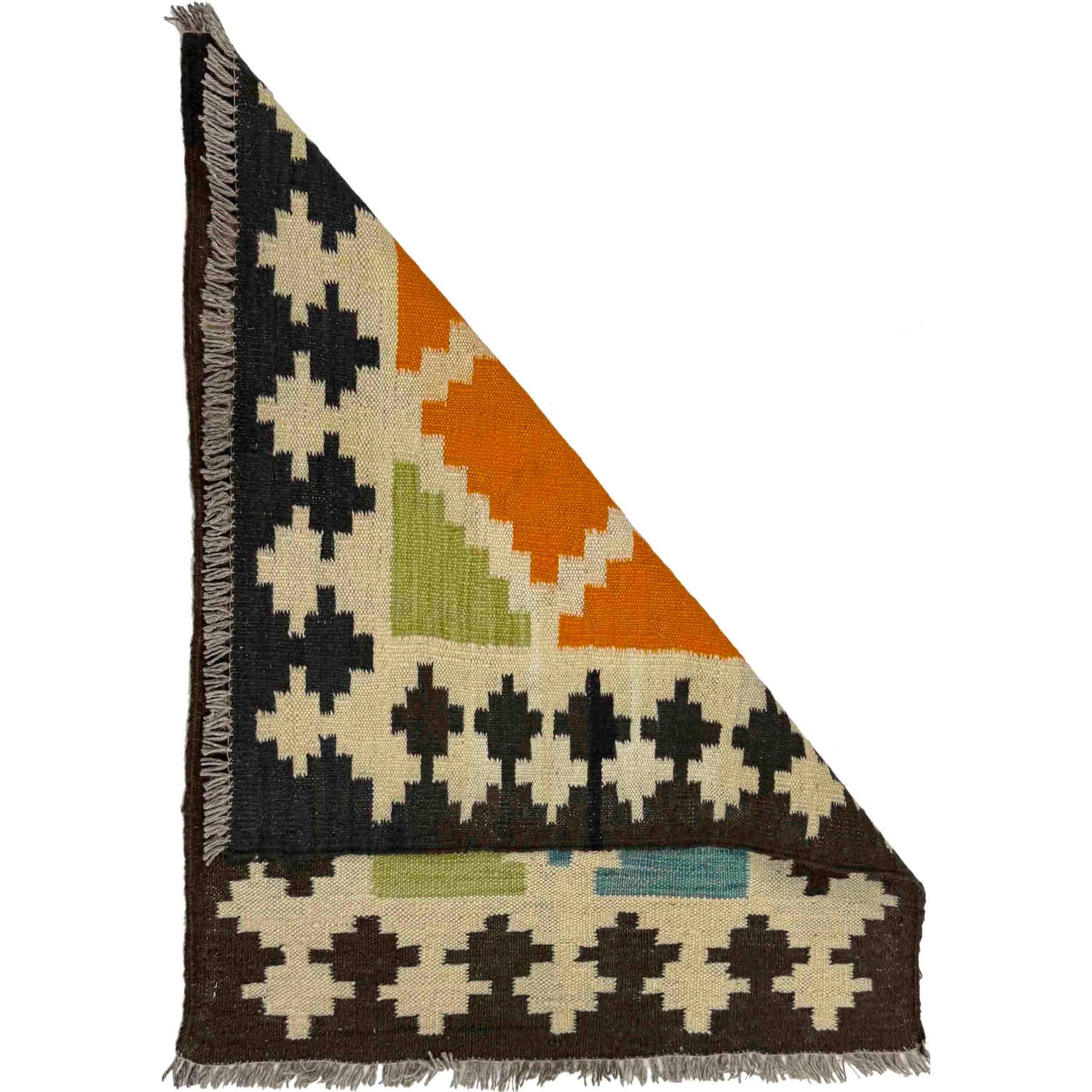 Handmade Vegetable Kilim 2' 2" x 2' 9" ft / 66 x 83 cm - No. R38965