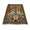 Hand Knotted Flatweave Kilim 2' 9" x 3' 7" ft / 83 x 110 cm - No. R38976