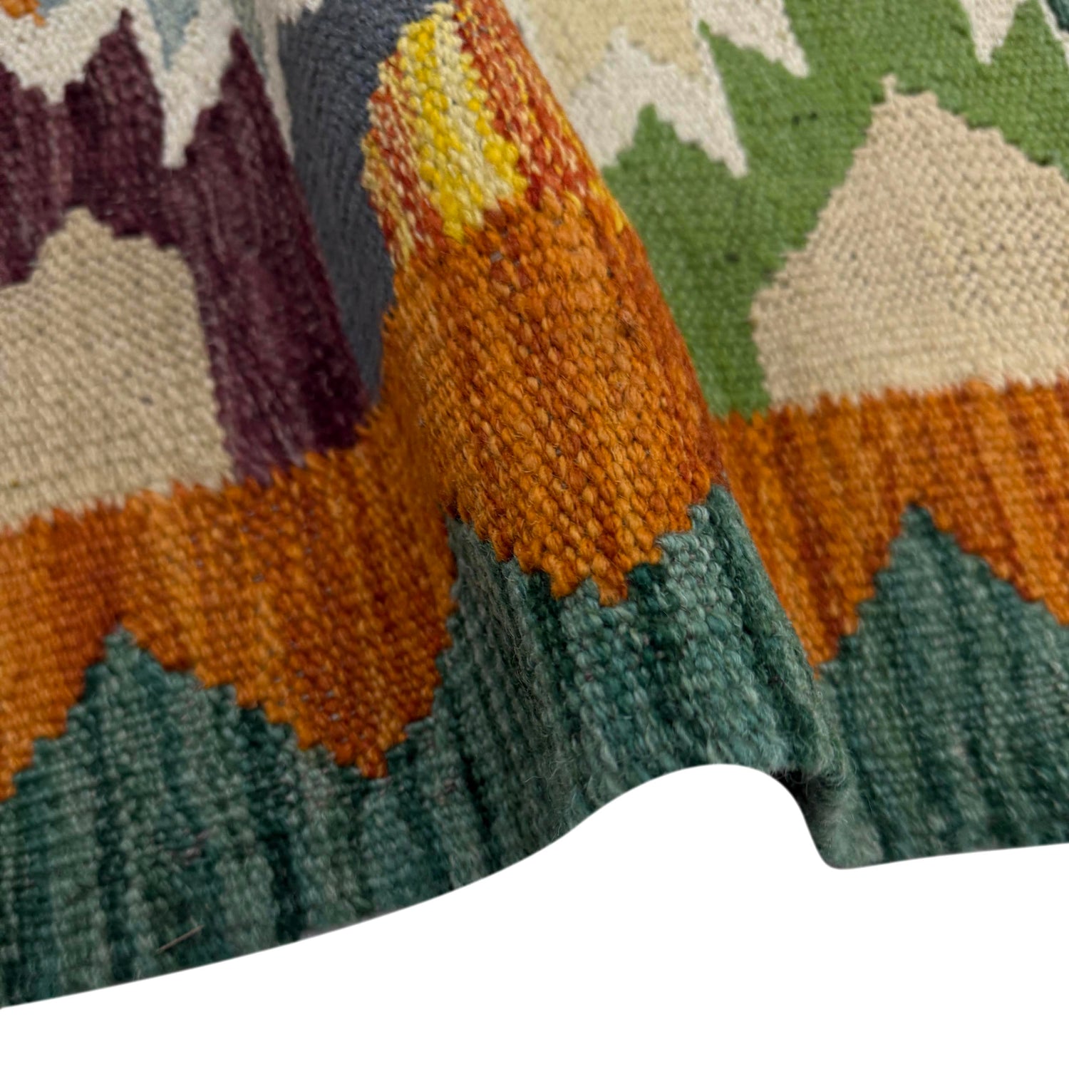 Hand Knotted Flatweave Kilim 2' 9" x 3' 7" ft / 83 x 110 cm - No. R38976
