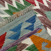 Hand Woven Wool Kelim 2' 7" x 4' 1" ft / 78 x 125 cm - No. R38977