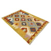 Handmade Turkish Design Wool Kilim 2' 10" x 4' 2" ft / 86 x 126 cm - No. R38987