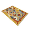 Handmade Turkish Design Wool Kilim 2' 10" x 4' 2" ft / 86 x 126 cm - No. R38987
