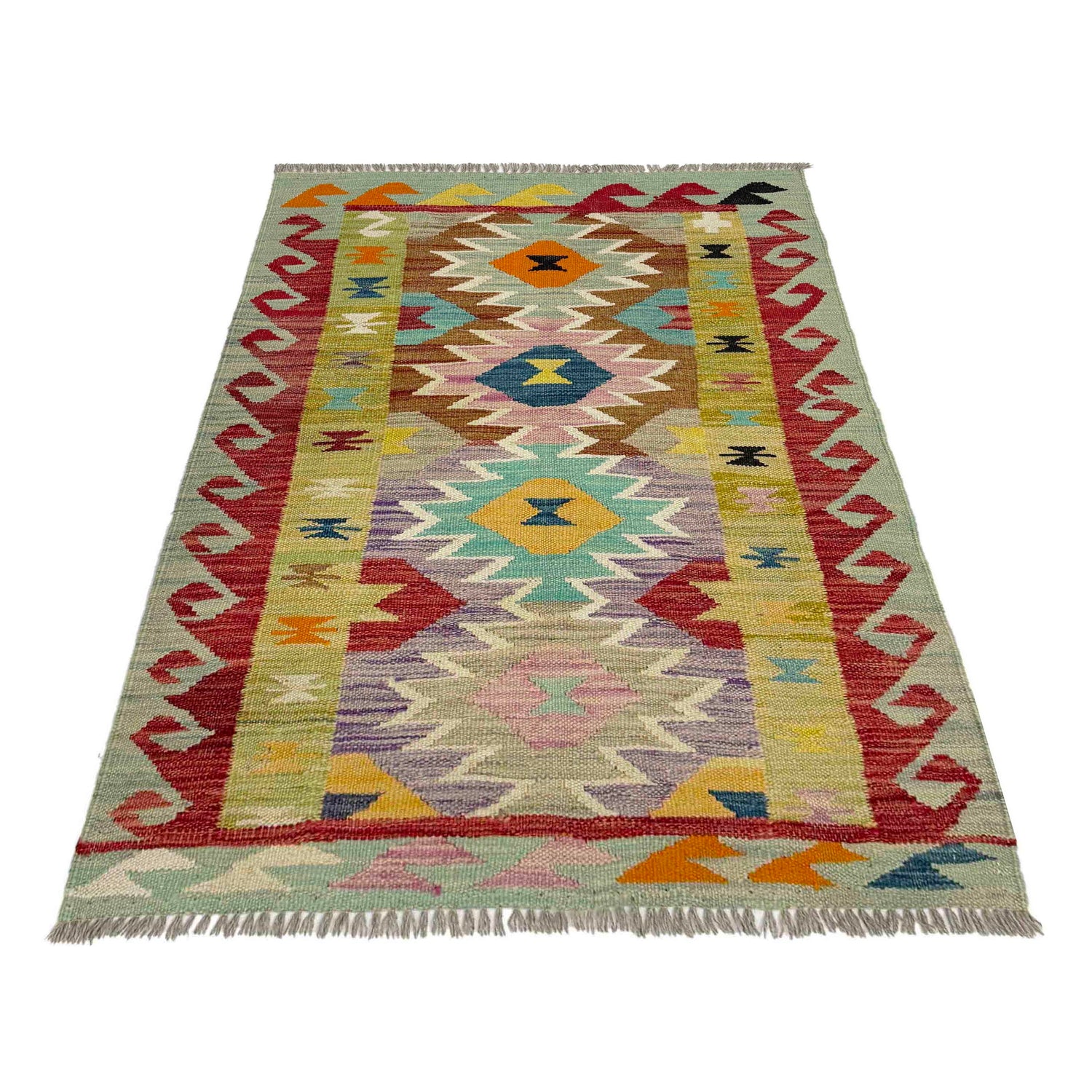 Small Size Chobi Kilim 2' 9" x 4' 0" ft / 83 x 123 cm - No. R38988