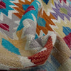 Hand Knotted Flatweave Kilim 2' 7" x 4' 1" ft / 78 x 124 cm - No. R38989