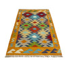 Handmade Afghan Vegetable Kilim 2' 7" x 4' 0" ft / 79 x 123 cm - No. R38990