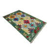 Hand Made Afghan Kilim 2' 6" x 4' 1" ft / 76 x 124 cm - No. R38991