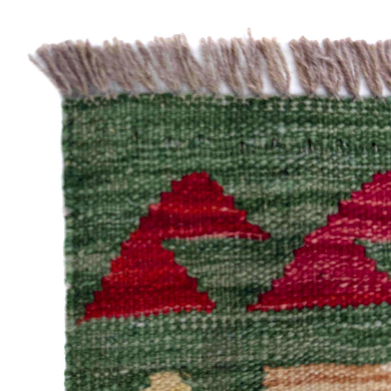 Hand Made Afghan Kilim 2' 6" x 4' 1" ft / 76 x 124 cm - No. R38991