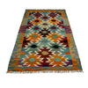 Handmade Afghan Vegetable Kilim 2' 7" x 3' 11" ft / 80 x 120 cm - No. R38992