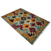 Handmade Afghan Vegetable Kilim 2' 7" x 3' 11" ft / 80 x 120 cm - No. R38992