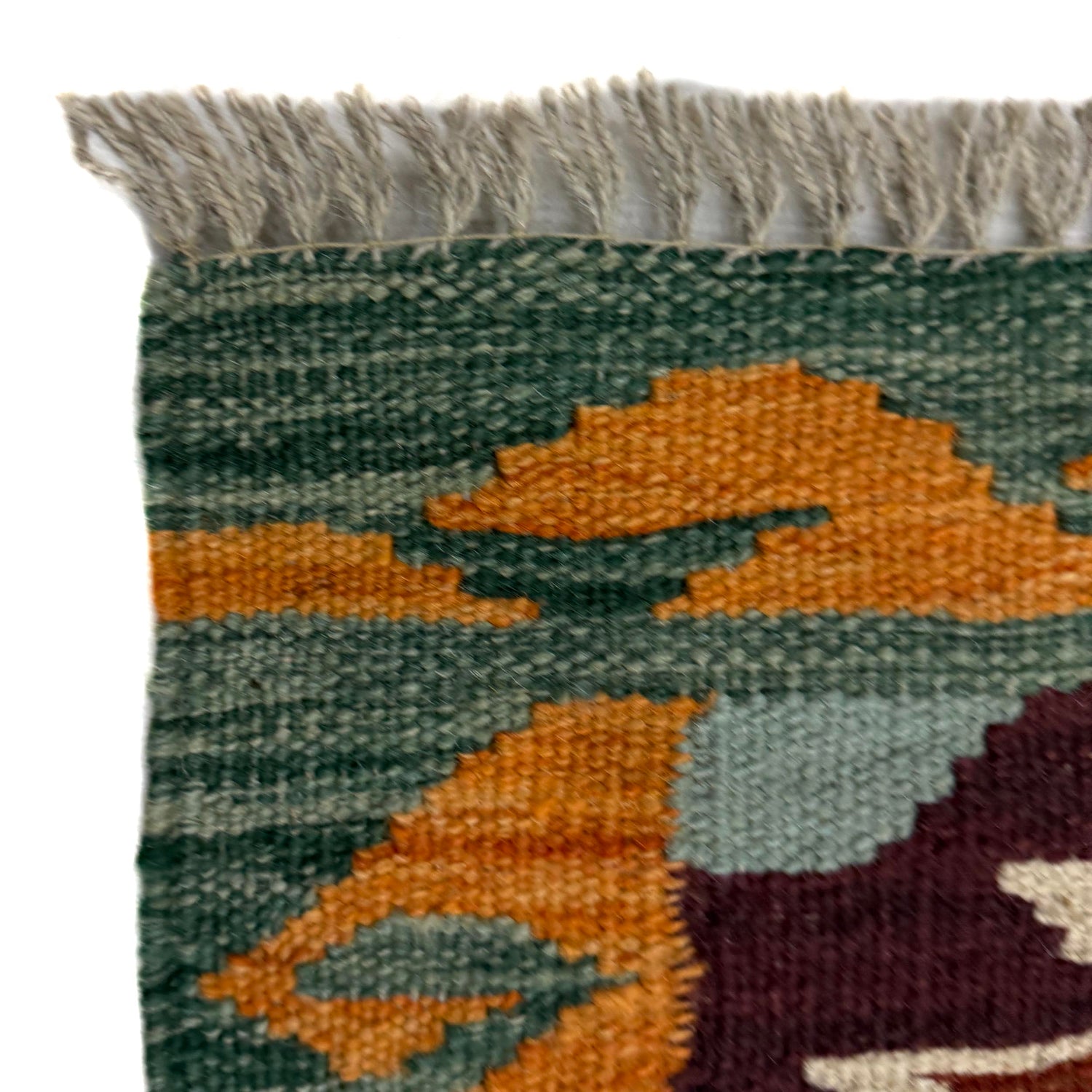 Handmade Afghan Vegetable Kilim 2' 7" x 3' 11" ft / 80 x 120 cm - No. R38992