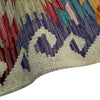 Multi Color ful Flat-Weave Wool Kilim 2' 7" x 3' 10" ft / 80 x 118 cm - No. R38995