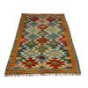 Handmade Vegetable Kilim 2' 7" x 3' 10" ft / 80 x 118 cm - No. R38996