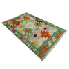 Handmade Vegetable Kilim 2' 7" x 4' 0" ft / 78 x 123 cm - No. R38998