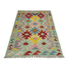 Hand Knotted Afghan Style Kilim 2' 7" x 4' 0" ft / 79 x 123 cm - No. R39001