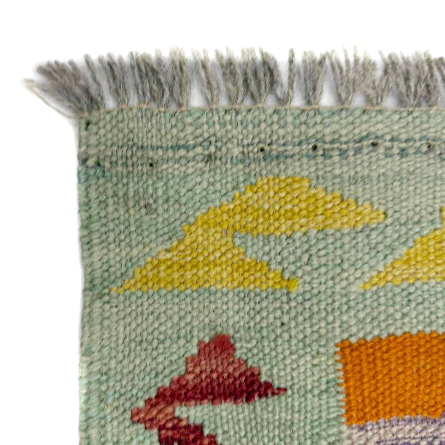 Hand Knotted Afghan Style Kilim 2' 7" x 4' 0" ft / 79 x 123 cm - No. R39001