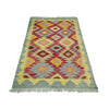 Hand Woven Wool Kelim 2' 5" x 4' 0" ft / 74 x 122 cm - No. R39002
