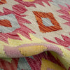 Hand Woven Wool Kelim 2' 5" x 4' 0" ft / 74 x 122 cm - No. R39002