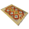 Handmade Turkish Design Wool Kilim 2' 8" x 4' 2" ft / 82 x 126 cm - No. R39003