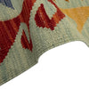 Hand Made Afghan Kilim 2' 7" x 4' 2" ft / 80 x 126 cm - No. R39018