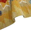 Hand Knotted Afghan Style Kilim 3' 3" x 4' 10" ft / 98 x 147 cm - No. R39024