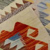 Hand Woven Wool Kelim 3' 5" x 5' 1" ft / 104 x 154 cm - No. R39025