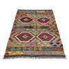 Handmade Vegetable Kelim 3' 4" x 4' 10" ft / 102 x 148 cm - No. R39027
