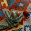 Hand Made Afghan Kilim 5' 1" x 6' 10" ft / 154 x 208 cm - No. R39030