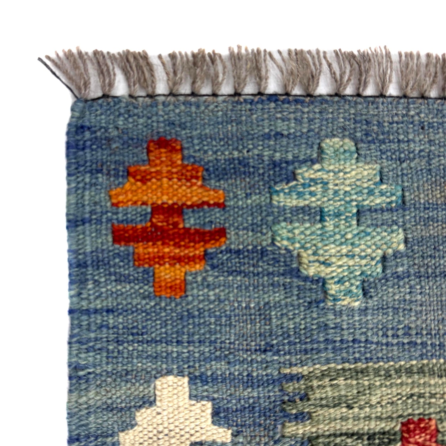 Hand Knotted Afghan Style Kilim 3' 9" x 5' 0" ft / 115 x 153 cm - No. R39033