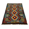 Handmade Turkish Design Wool Kilim 3' 3" x 4' 10" ft / 98 x 147 cm - No. R39039