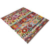 Hand Woven Wool Kelim 4' 9" x 6' 8" ft / 144 x 202 cm - No. R39047