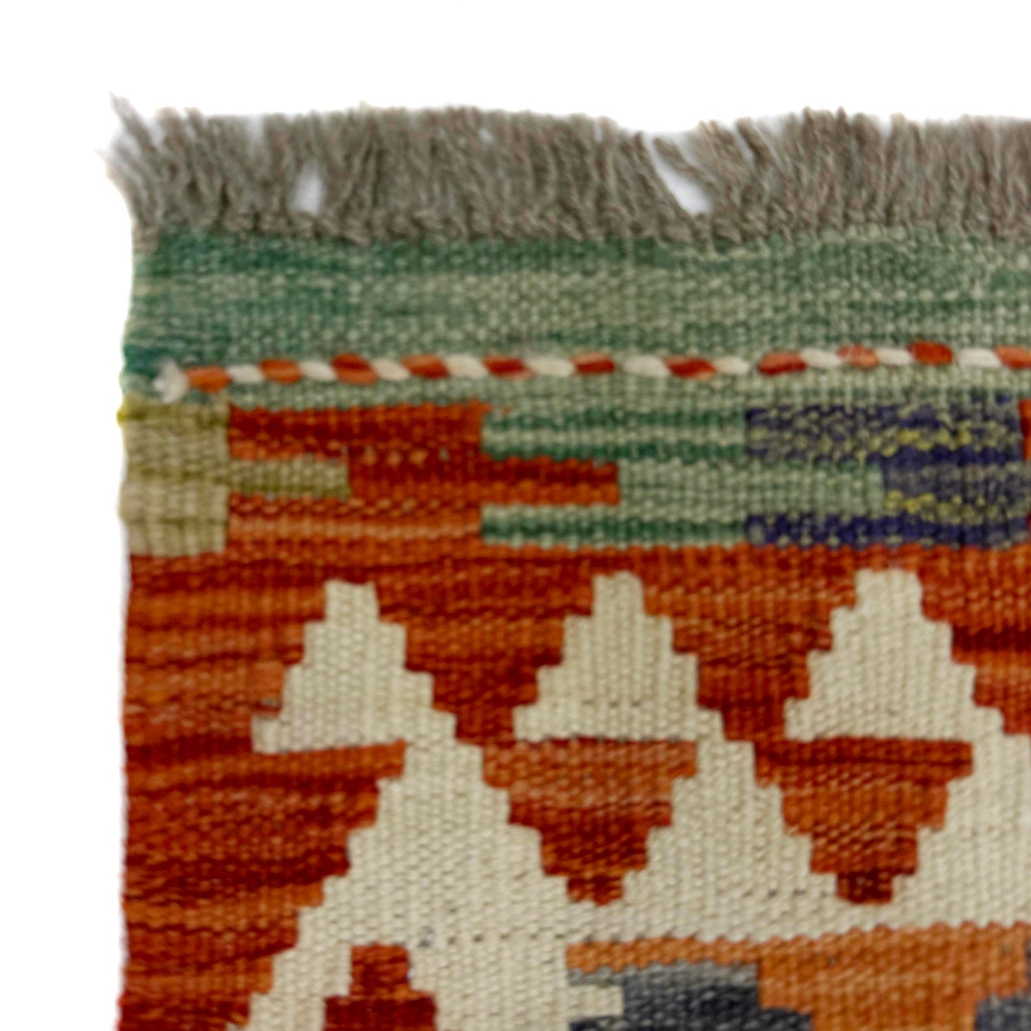 Handmade Turkish Design Wool Kilim 5' 11" x 8' 1" ft / 180 x 246 cm - No. R39062