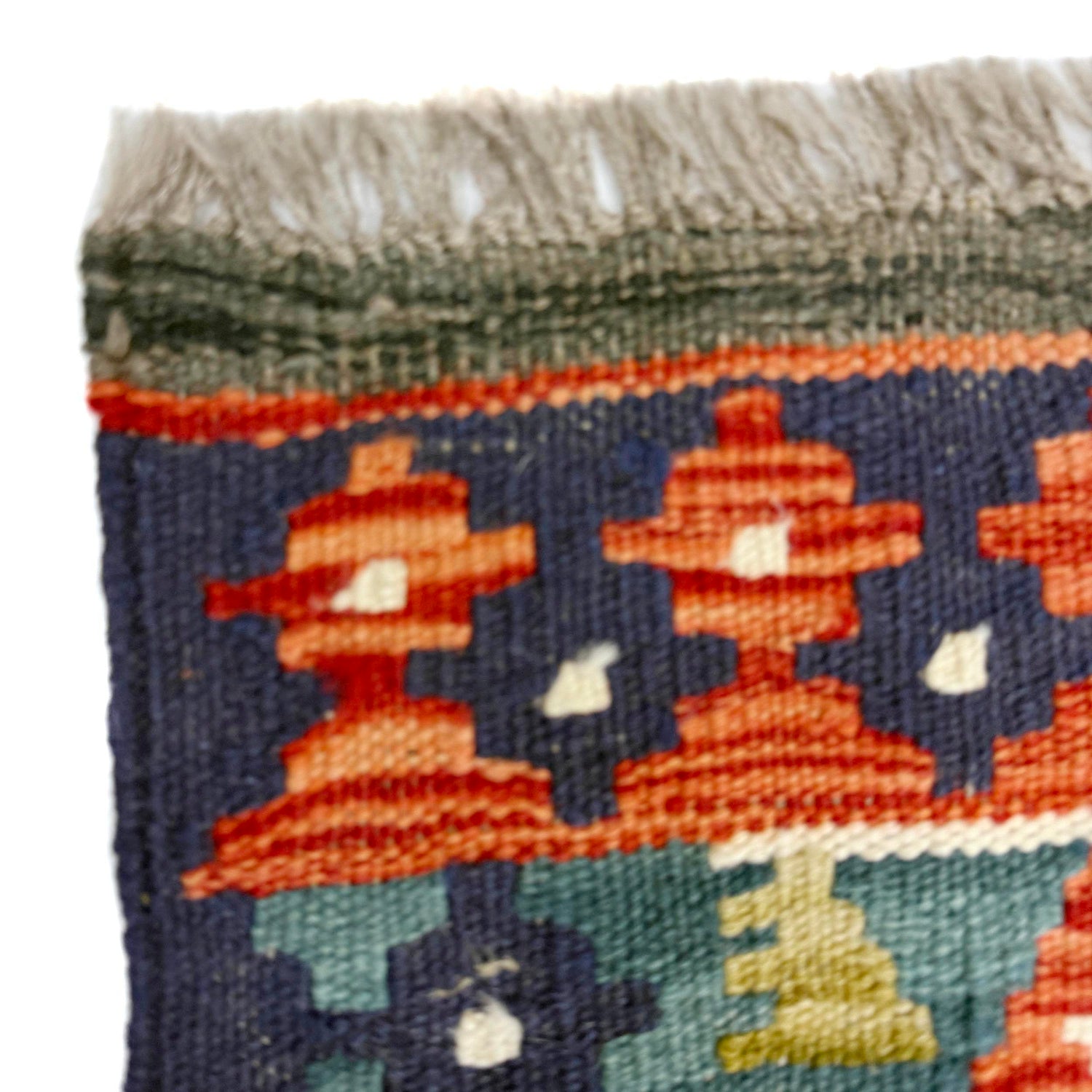 Hand Knotted Flatweave Kilim 6' 0" x 8' 2" ft / 183 x 250 cm - No. R39064