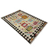 Multi Color ful Flat-Weave Wool Kilim 5' 4" x 7' 10" ft / 162 x 240 cm - No. R39068