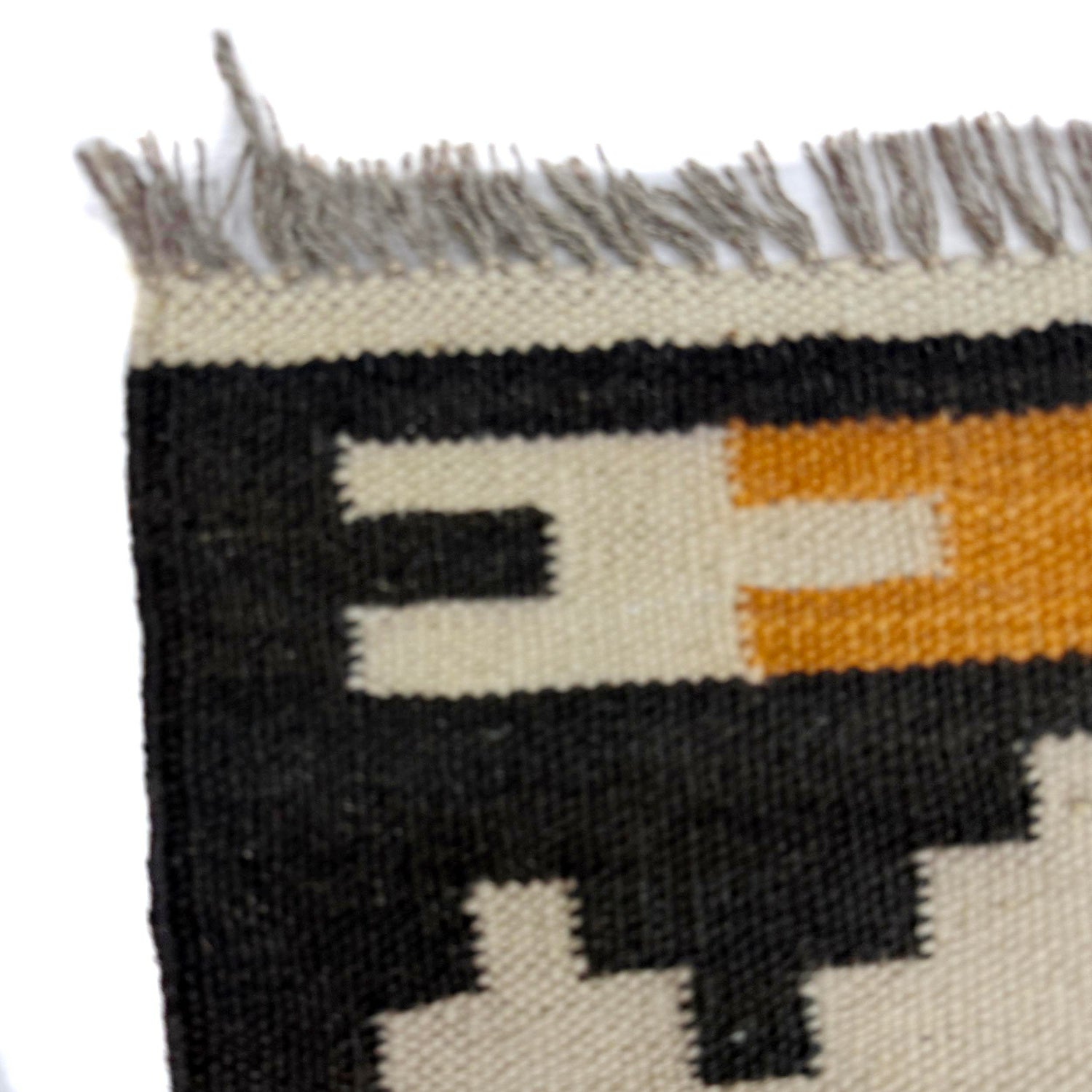 Multi Color ful Flat-Weave Wool Kilim 5' 4" x 7' 10" ft / 162 x 240 cm - No. R39068