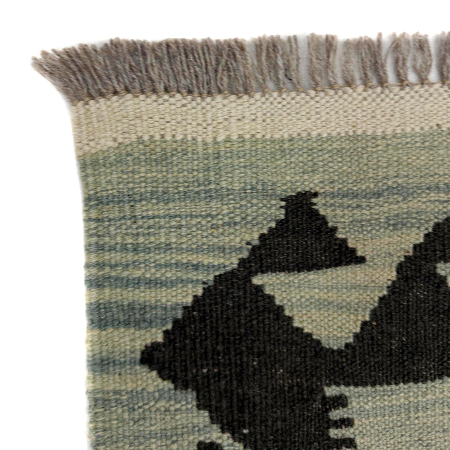 Handmade Turkish Design Wool Kilim 4' 1" x 6' 2" ft / 125 x 187 cm - No. R39076