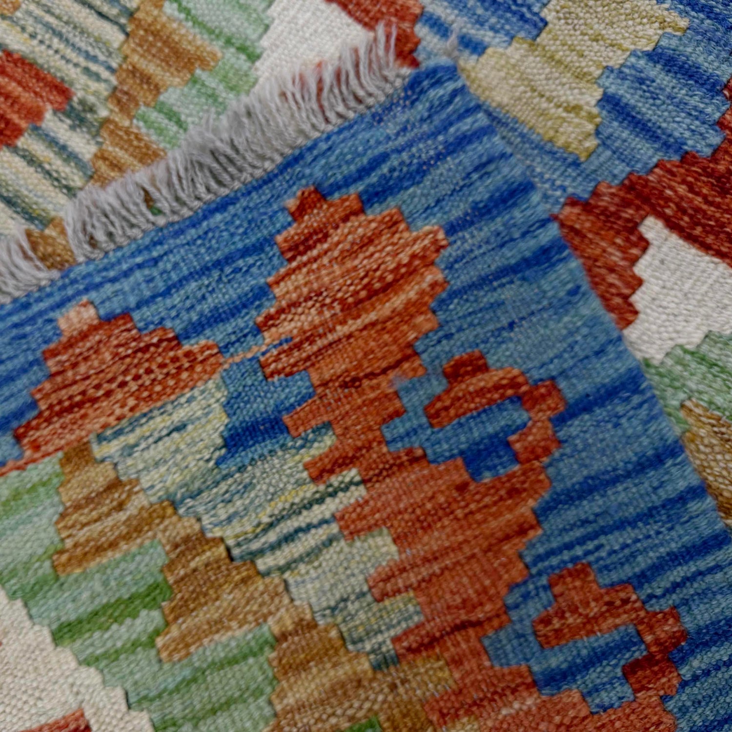 Medium Size Chobi Kilim 5' 0" x 5' 7" ft / 152 x 170 cm - No. R39077